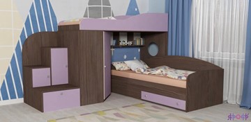 Детская кровать-шкаф Кадет-2, корпус Бодего, фасад Ирис в Барнауле