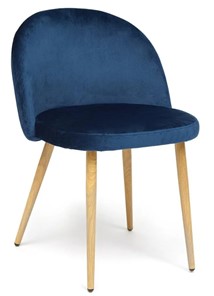 Обеденный стул MELODY (mod. 4997) 52х49х78 темно-синий/натуральное дерево в Барнауле