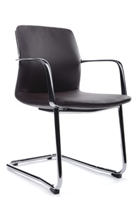 Кресло офисное Plaza-SF (FK004-С11), темно-коричневый в Барнауле
