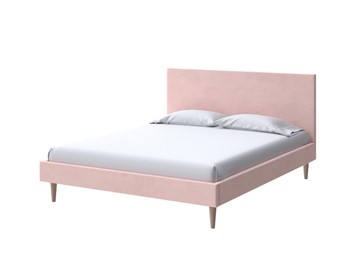 Двуспальная кровать Claro 160х200, Велюр (Ultra Розовый мусс) в Барнауле