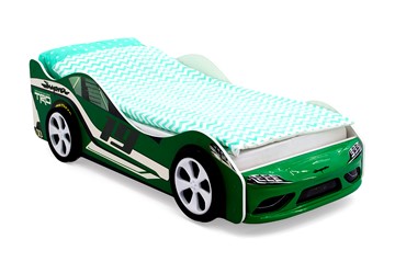 Кровать-машина Супра зеленая в Барнауле
