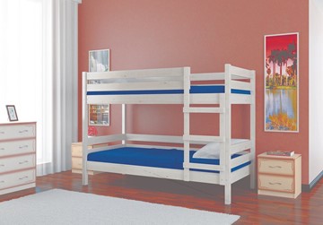 Кровать в детскую Джуниор двухъярусная с ящиками (Белый Античный) в Барнауле - предосмотр 1