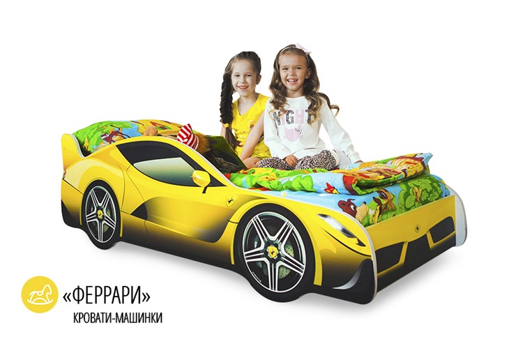 Кровать-машина в детскую Ferrari в Барнауле - изображение 1