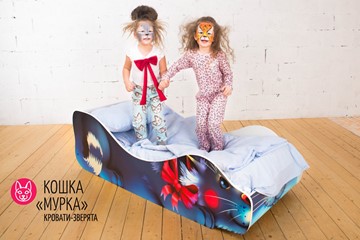 Детская кровать Кошка-Мурка в Барнауле - предосмотр 1
