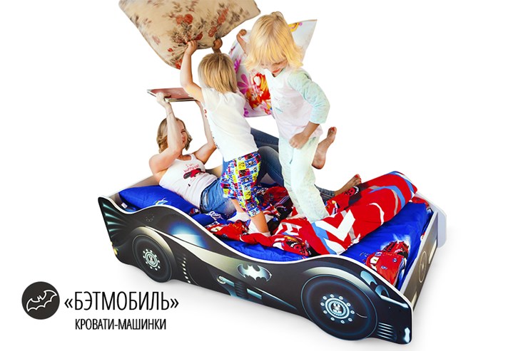 Детская кровать-машина Бэтмобиль в Барнауле - изображение 1