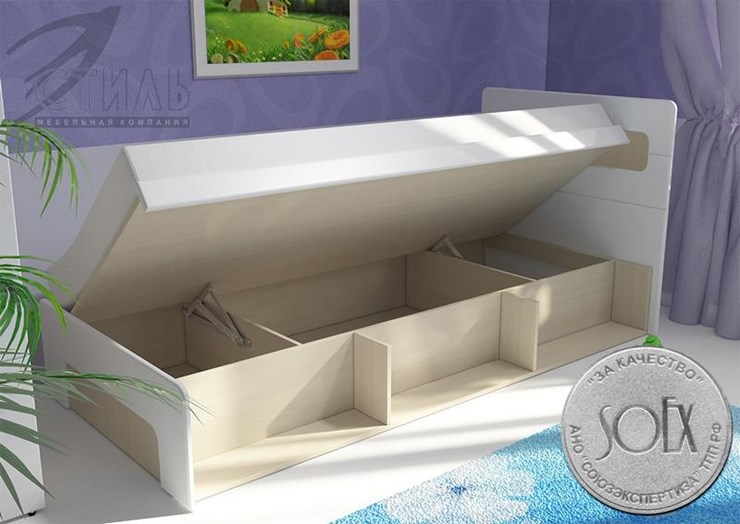 Кровать детская с подъемным механизмом Палермо-Юниор без вставок в Барнауле - изображение 2