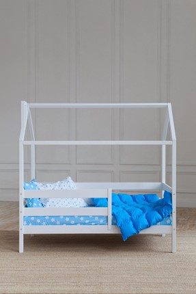 Детская кровать Домик, цвет белый в Барнауле - изображение