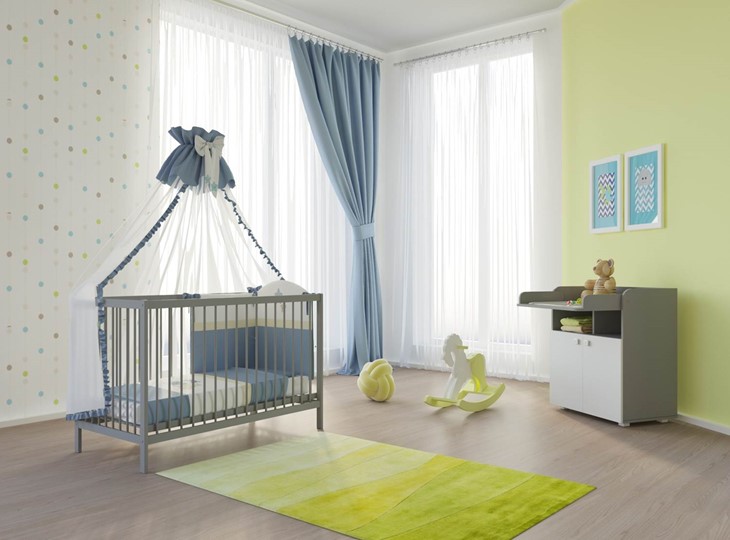 Детская кроватка POLINI Kids Simple 101 Серый в Барнауле - изображение 2