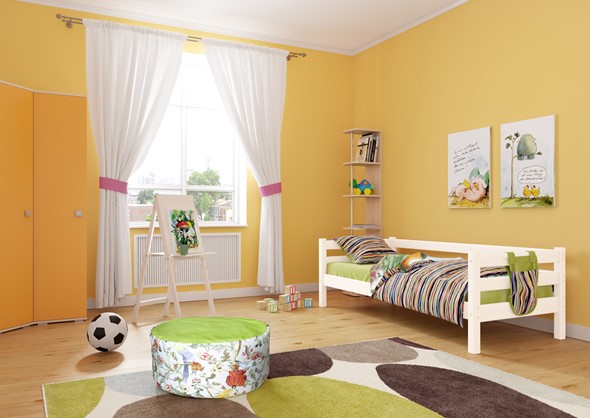 Кровать детская Соня, Вариант 2 Белый в Барнауле - изображение