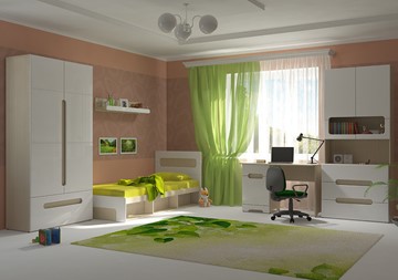 Детская спальня Палермо-Юниор, вариант 1 без вставок в Барнауле - предосмотр