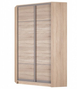 Угловой шкаф Аларти (YA-230х1250(602) (2) Вар. 4; двери D4+D4), без зеркала в Барнауле - изображение