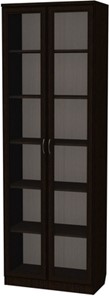 Шкаф со стеклянными дверцами 224, цвет Венге в Барнауле - предосмотр