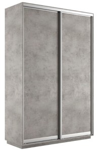 Шкаф 2-дверный Экспресс (ДСП) 1400х450х2200, бетон в Барнауле