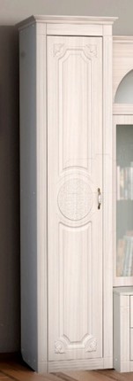 Шкаф распашной Венеция, ясень анкор светлый/сандал белый матовый в Барнауле - изображение