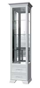 Шкаф-витрина Грация ШР-1, белый, 3 стекла, 420 в Барнауле