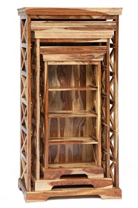 Шкафы для книг Бомбей - 0761A (набор 3 шт.) палисандр, натуральный (natural) арт.10047 в Барнауле