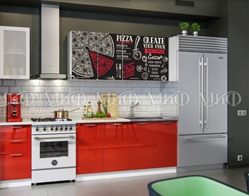 Кухонный гарнитур фотопечать Пицца 2,0 в Барнауле