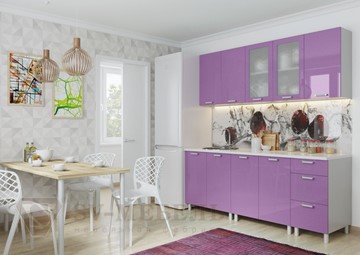 Кухня Модерн, фиолетовый металлик в Барнауле