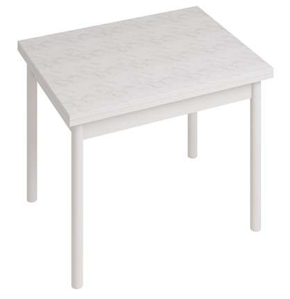 Кухонный стол СТ22, Белый/Белый мрамор в Барнауле - изображение