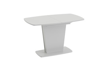 Стеклянный обеденный стол Честер тип 2, цвет Белый/Стекло белый глянец в Барнауле