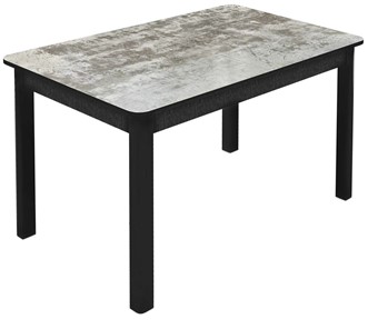 Кухонный стол раскладной Гамбург Мини, ноги метал. крашеные №23 (Exclusive h009/черный) в Барнауле