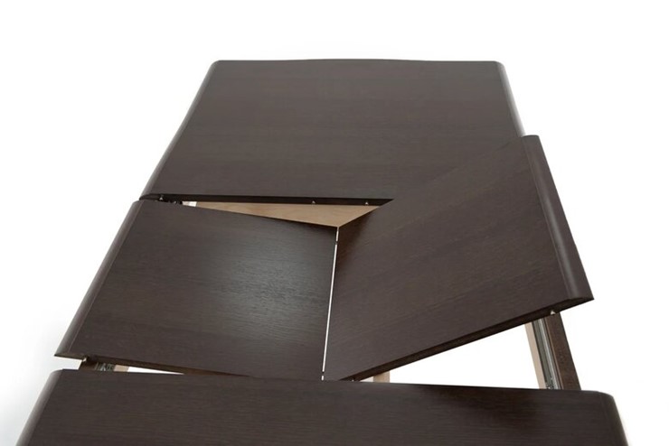 Кухонный стол раздвижной Кабриоль 1200х800, (Тон 7 - Орех тёмный) Морилка/Эмаль в Барнауле - изображение 7