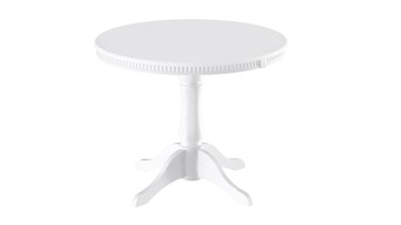 Кухонный стол раздвижной Орландо Т1, цвет Белый матовый (Б-111.02.1) в Барнауле - предосмотр