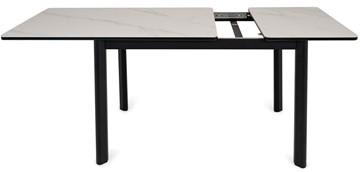 Кухонный стол раздвижной Римини-мини С, 90х65 (+40) керамика Black Marble (черный) в Барнауле - предосмотр 3