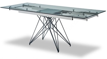 Кухонный раздвижной стол T-041 (140) прозрачный в Барнауле - предосмотр 3