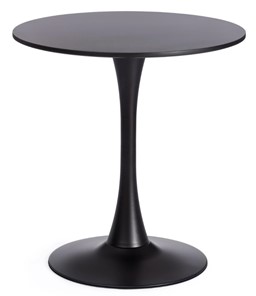 Кухонный стол TULIP 70 (mod. 46) металл/мдф, 70х70х75 Black (черный) арт.19705 в Барнауле