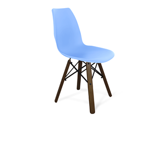 Обеденный стул SHT-ST29/S70 (голубой pan 278/темный орех/черный) в Барнауле