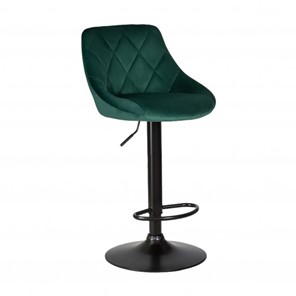 Барный стул с мягкой спинкой Престиж  WX-2397 велюр зеленый в Барнауле - предосмотр