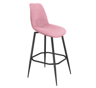 Барный стул SHT-ST29-С22 / SHT-S148 (розовый зефир/черный муар) в Барнауле