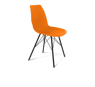 Обеденный стул SHT-ST29/S37 (оранжевый ral2003/черный муар) в Барнауле