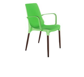 Кухонный стул SHT-ST76/S424-С (зеленый/коричневый муар) в Барнауле - предосмотр