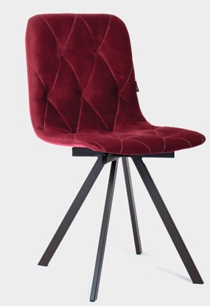 Мягкий стул Честер бордовый в Барнауле - изображение