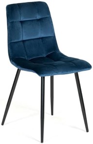 Обеденный стул CHILLY (mod. 7094) 45х55х87,5 синий/черный, G062-48 в Барнауле