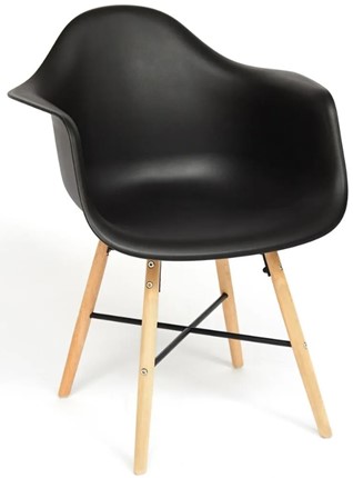 Кресло CINDY (EAMES) (mod. 919) 60х62х79 черный арт.19050 в Барнауле - изображение