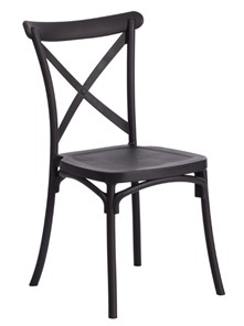 Обеденный стул CROSS (mod. PL24) 48х58х89 Black (черный) 05 арт.19693 в Барнауле