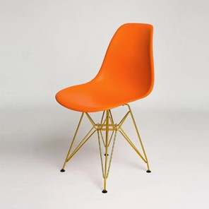 Обеденный стул DSL 110 Gold (оранжевый) в Барнауле - предосмотр