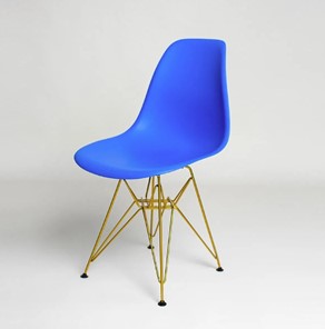 Обеденный стул derstuhl DSL 110 Gold (синий) в Барнауле
