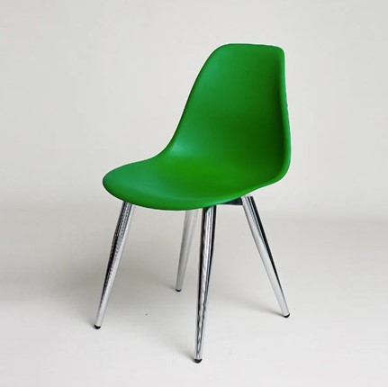 Обеденный стул DSL 110 Milan Chrom (зеленый) в Барнауле - изображение