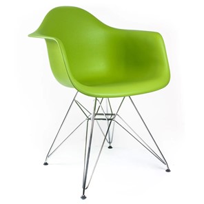 Обеденный стул DSL 330 Chrom (зеленый) в Барнауле