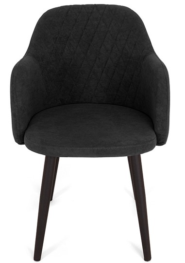 Кухонный стул Эспрессо-1, ноги черные круглые XXL (R38)/велюр T190 Горький шоколад в Барнауле - изображение 1