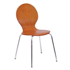 Обеденный стул Kelly wood chrome 450030-1X в Барнауле
