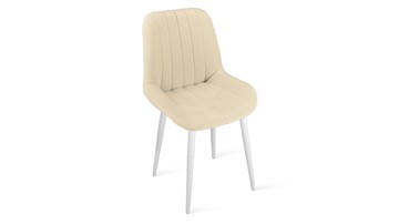 Обеденный стул Марвел Исп. 2 К1С (Белый матовый/Велюр Confetti Cream) в Барнауле