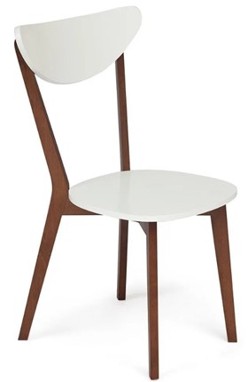 Кухонный стул MAXI (Макси), бук/МДФ 86x48,5x54,5 Белый/Коричневый арт.19583 в Барнауле - изображение