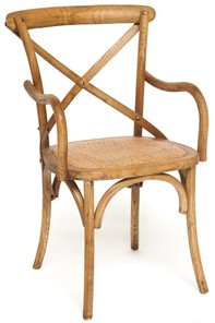 Кухонный стул с подлокотниками CROSS (mod.CB2008) 55х52х91 Груша (№3) арт.10982 в Барнауле