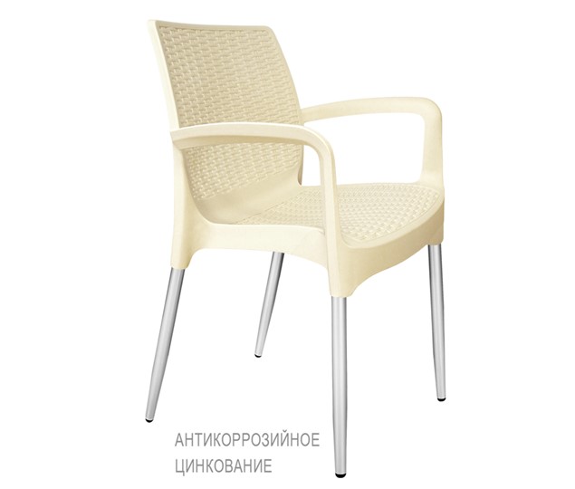 Кухонный стул SHT-ST76/S424-С (белый/хром лак) в Барнауле - изображение 1