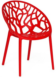 Обеденное кресло BUSH (mod.017) пластик 60*58,5*80 красный, арт.19621 в Барнауле